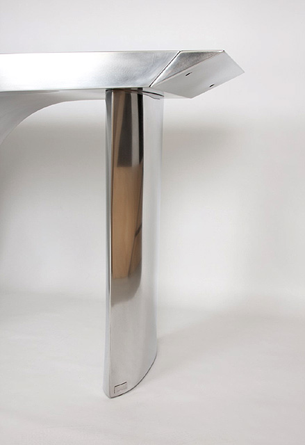 Console en aluminium Jean-Michel BLIARD